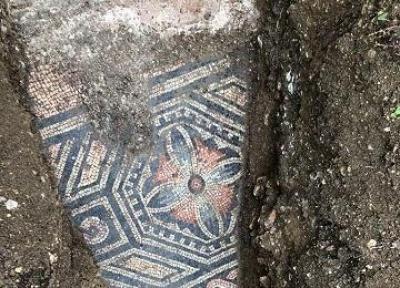کشف موزاییک های باستانی از زمان روم باستان در زیر یک تاکستان در ایتالیا