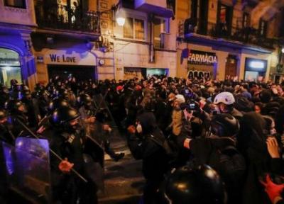 پنجمین شب خشونت ها در اسپانیا در پی حبس یک رپر مخالف